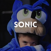 Negozio online di costumi del riccio Sega Sonic originali