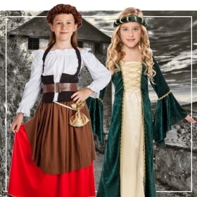 Costumi medievali per bambina