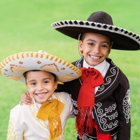Costumi messicani per uomo, donna e bambino