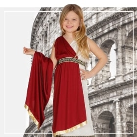 Costumi romani per bambina