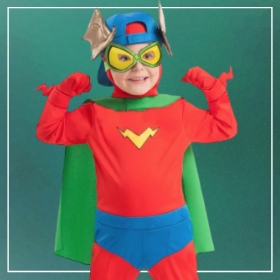 Acquista online i costumi più originali dei Superzings per bambini