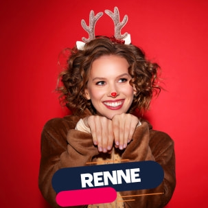 Scopri la magia del Natale con i nostri adorabili costumi da renna. Celebra le festività con stile e divertimento per tutta la famiglia.